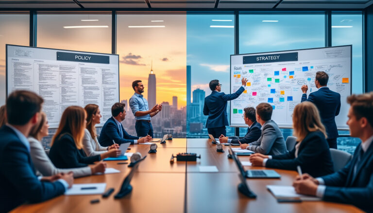 découvrez les distinctions essentielles entre une politique et une stratégie. cet article vous guide à travers leurs définitions, rôles et impacts dans la prise de décision, tout en éclairant leur importance dans la gestion et la planification.