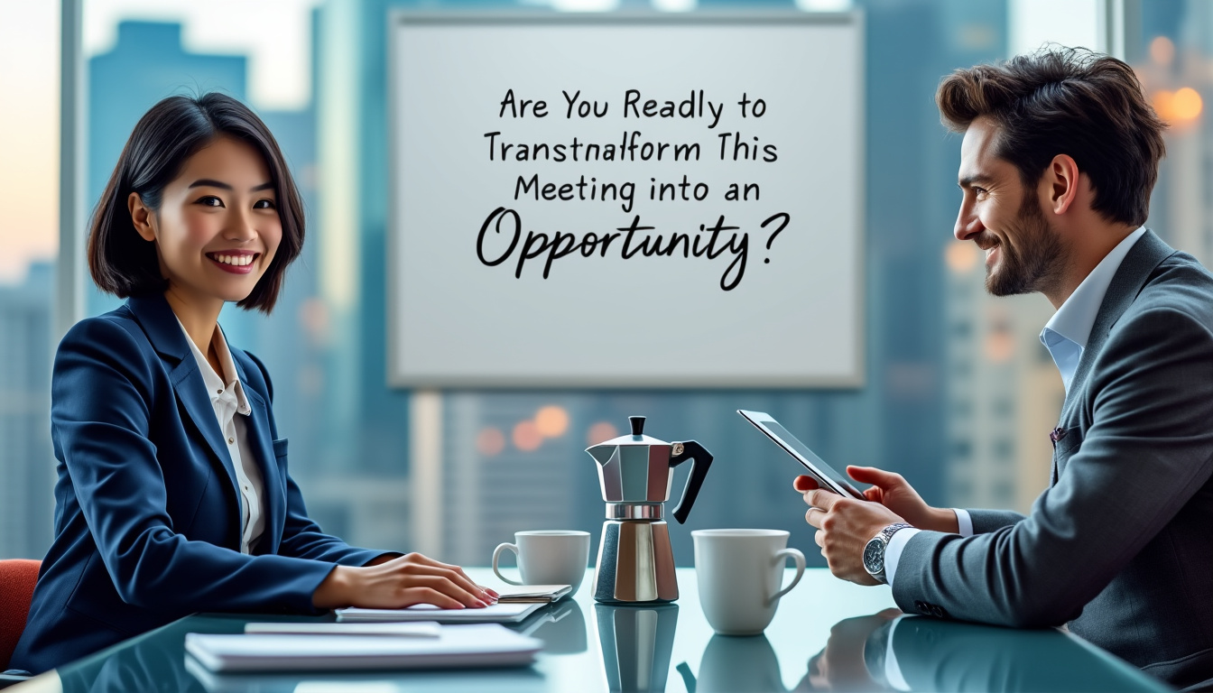 découvrez comment maximiser votre rendez-vous et le transformer en une opportunité lucrative. préparez-vous à faire de cette rencontre un moment clé pour votre succès professionnel.