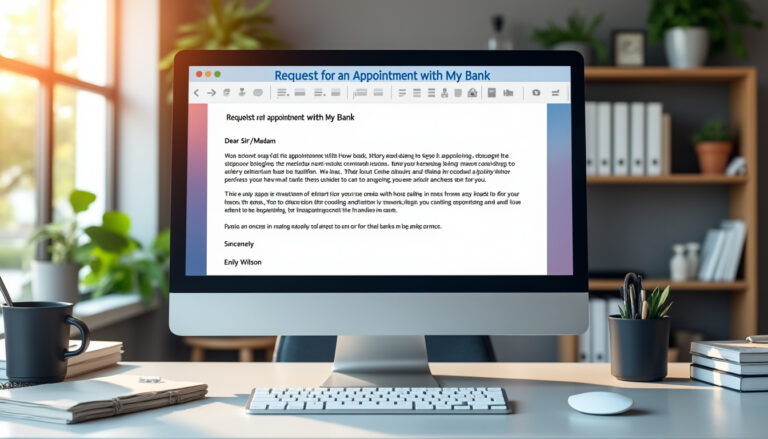 découvrez un exemple de mail simple et efficace pour demander un rendez-vous à votre banque. facilitez vos démarches bancaires grâce à notre modèle de message adapté à vos besoins.